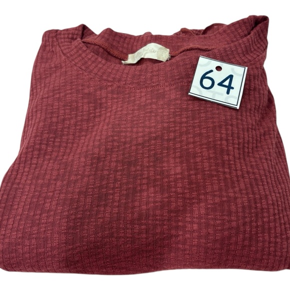 Altar'd State Women's Red-Mauve Small Babydoll Top - Picture 2 of 7